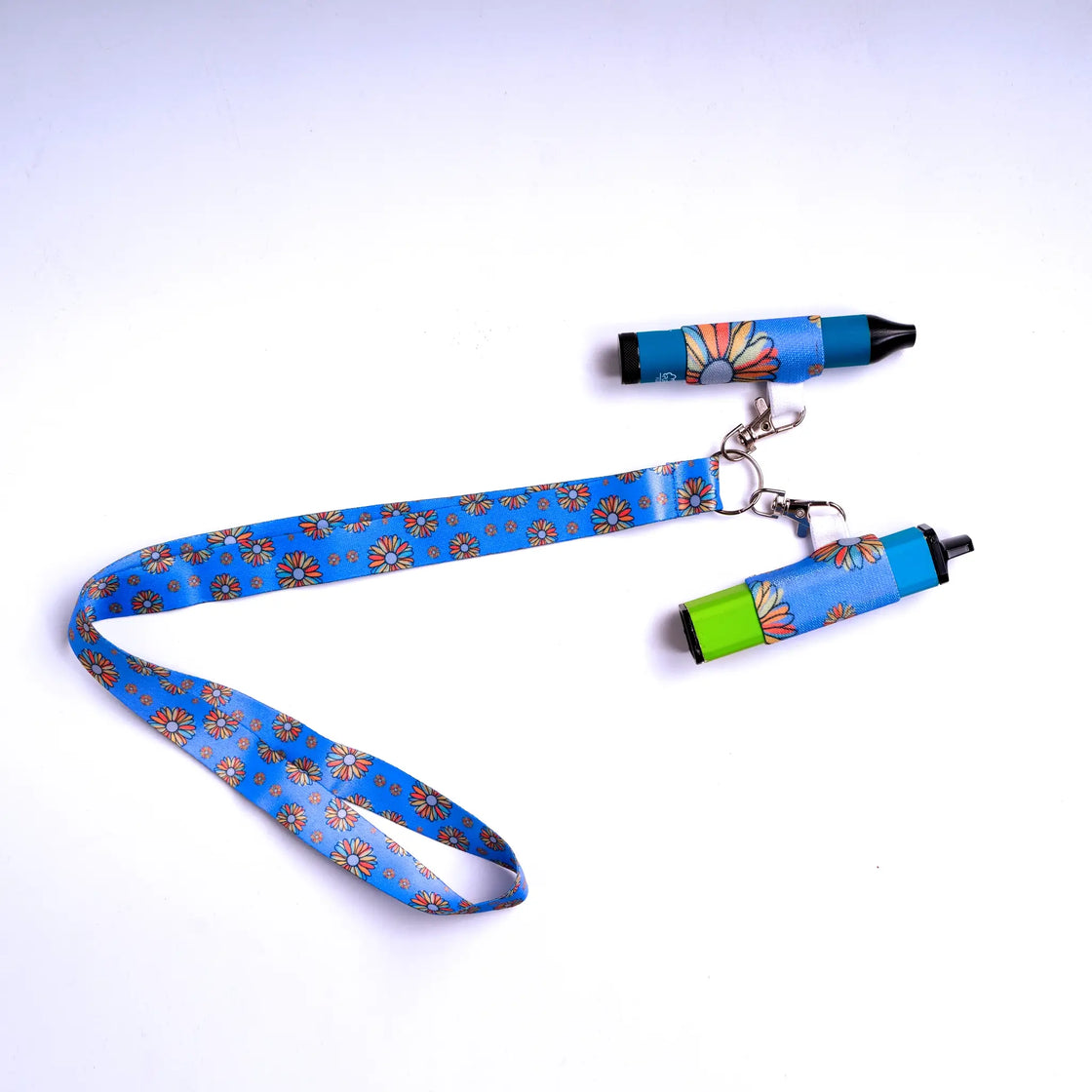 Elastic Smok Vape Holder Necklace for Vape Device - 1 Piece Vape Lanyard 2 Pieces of Holders Kit Fit for Multiple Sizes - E-cig Lanyard - Disposable Vape Pen Holder Lanyard